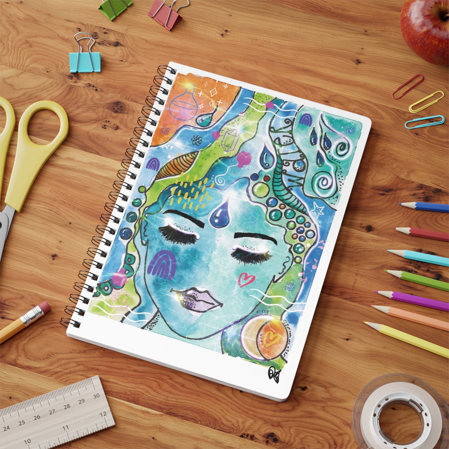 Water - Wirobound Softcover Notebook, A5
