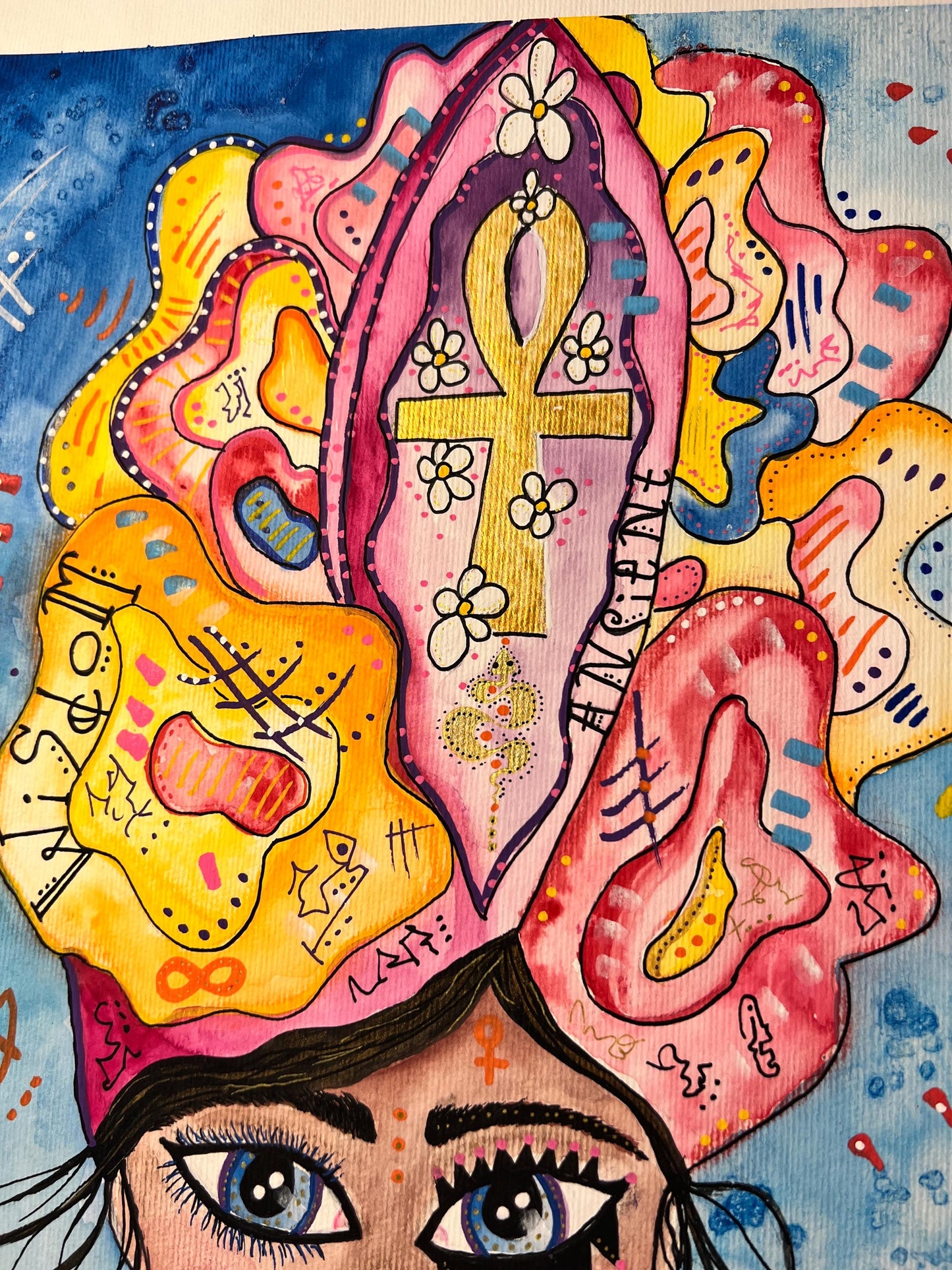 ANCIENT WISDOM - ORIGINAL Painting | by Joules Rain Art