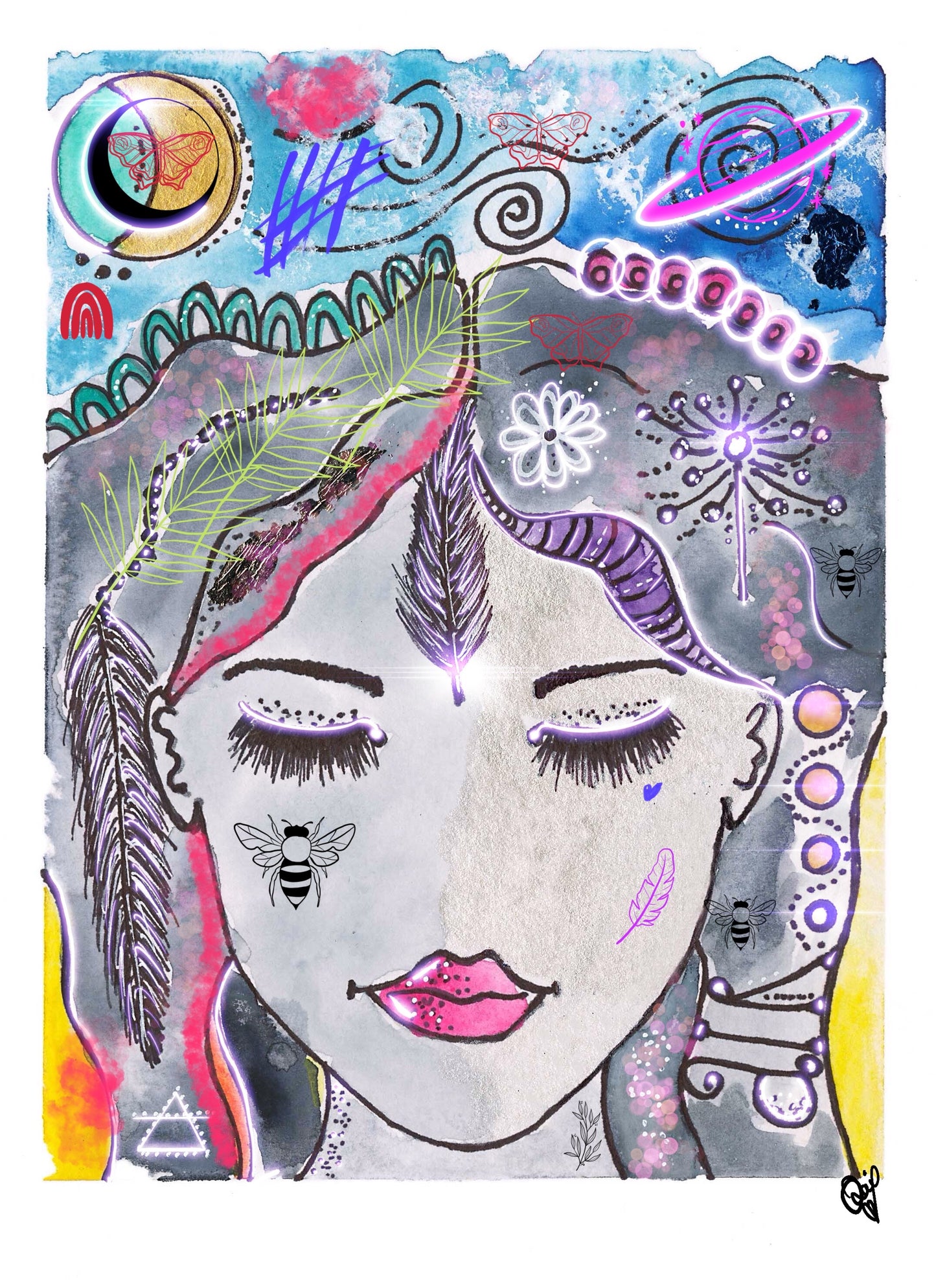 Elemental Alchemy — Air Greeting Card