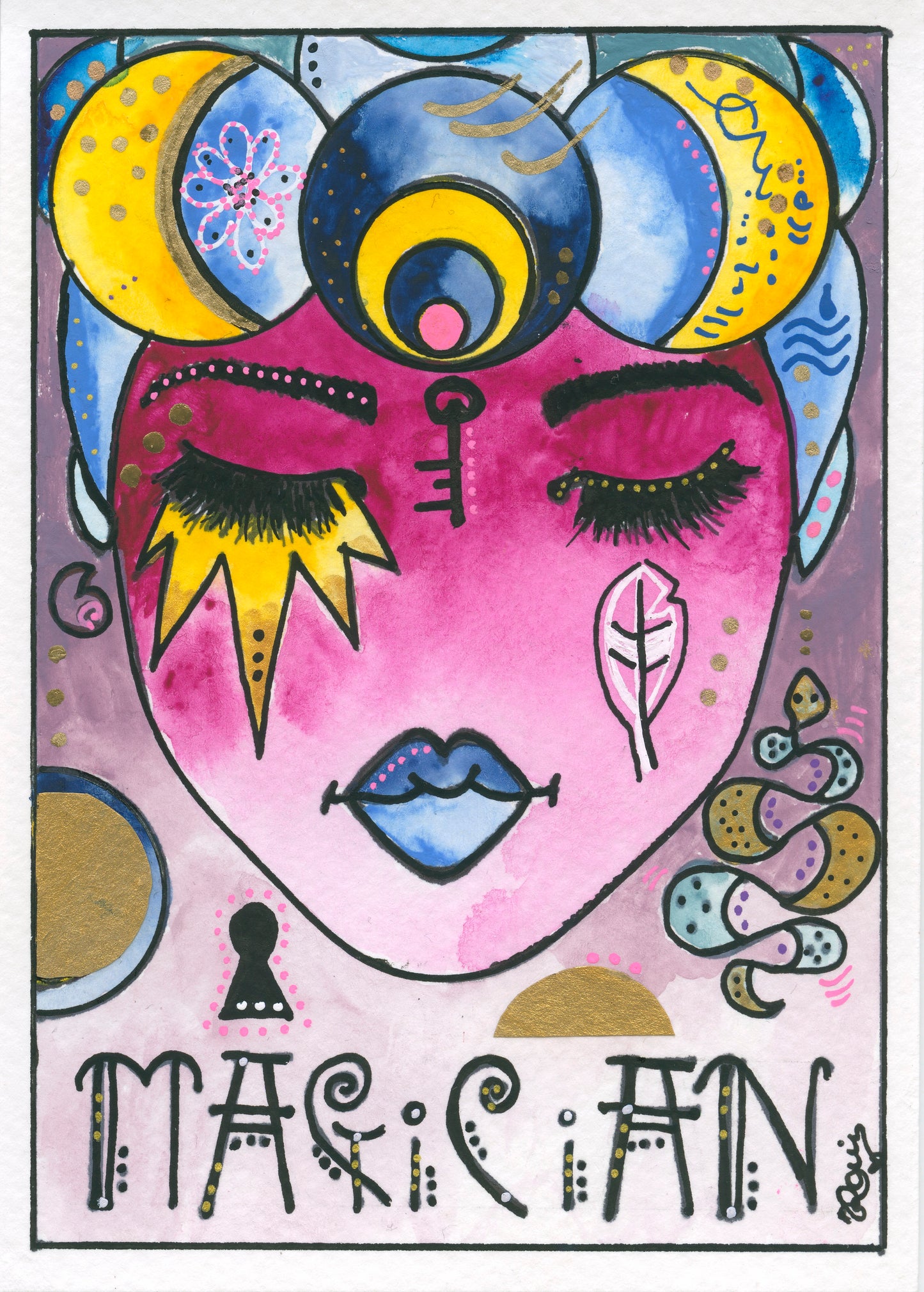 Gemini – Magician – Transformation (Greeting Card)