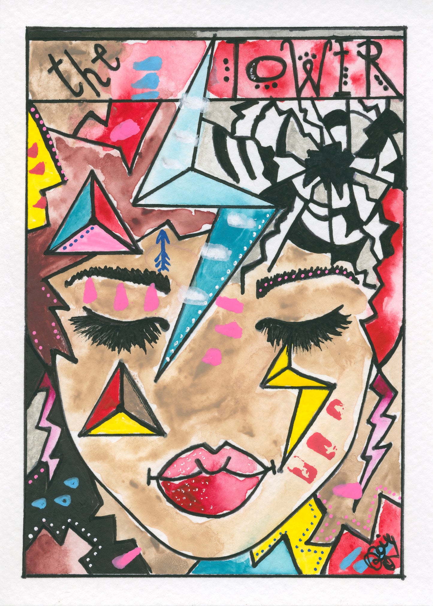 Scorpio – Tower – Transformation (Greeting Card)