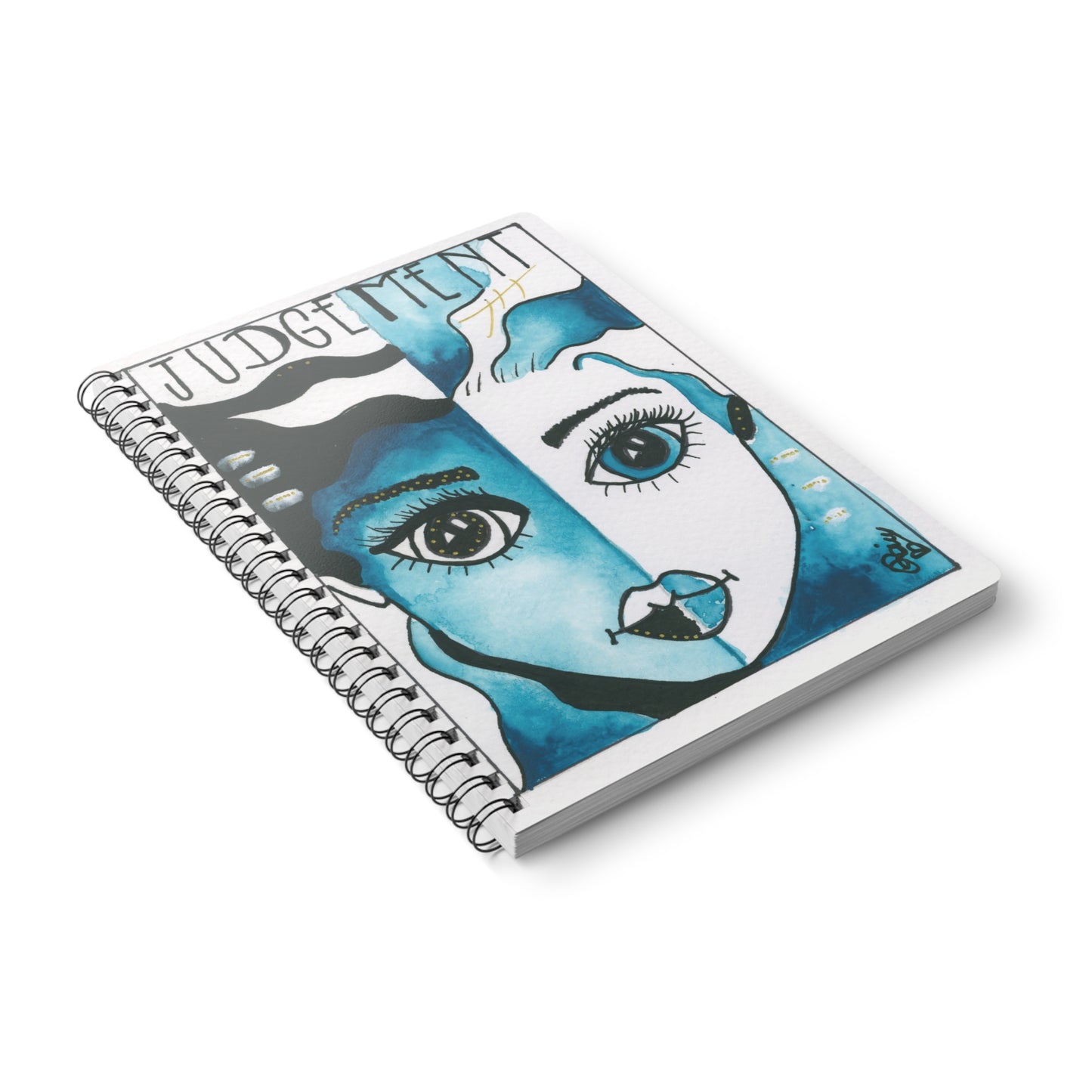 Judgement - Wirobound Softcover Notebook, A5