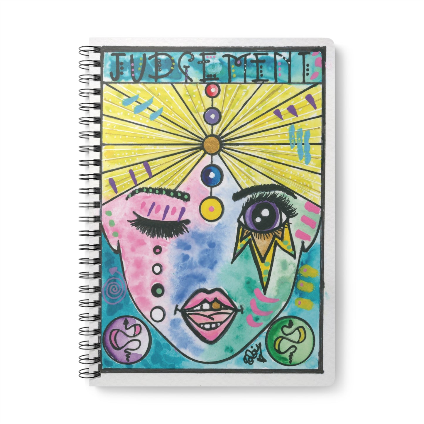 Judgement Day - Wirobound Softcover Notebook, A5
