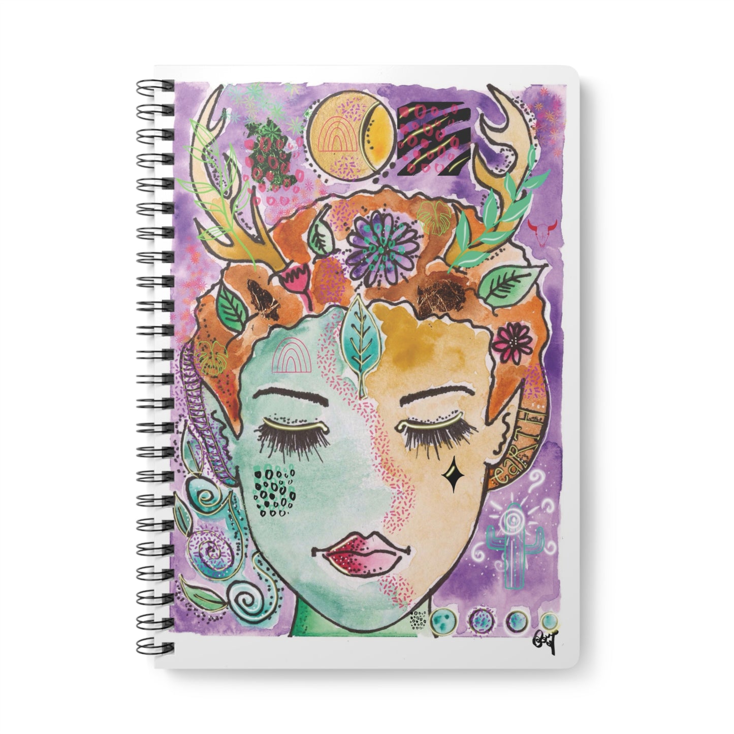 Earth - Wirobound Softcover Notebook, A5