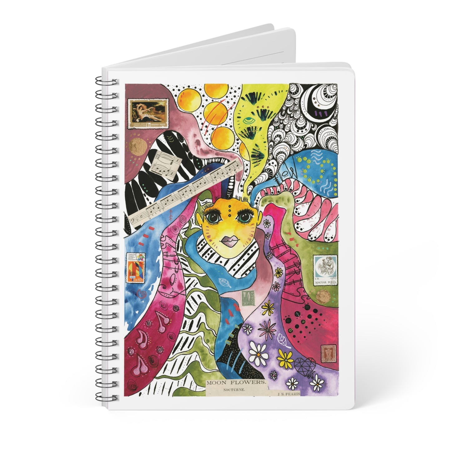 Moonflowers — A5 Softcover Journal