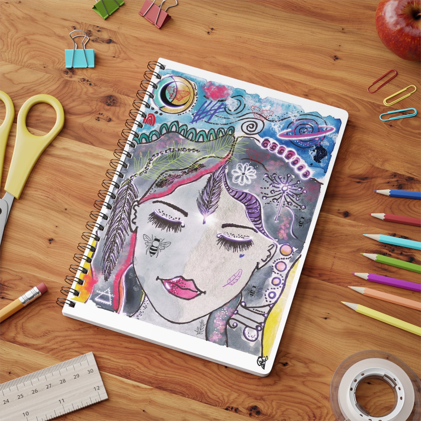 Air - Wirobound Softcover Notebook, A5