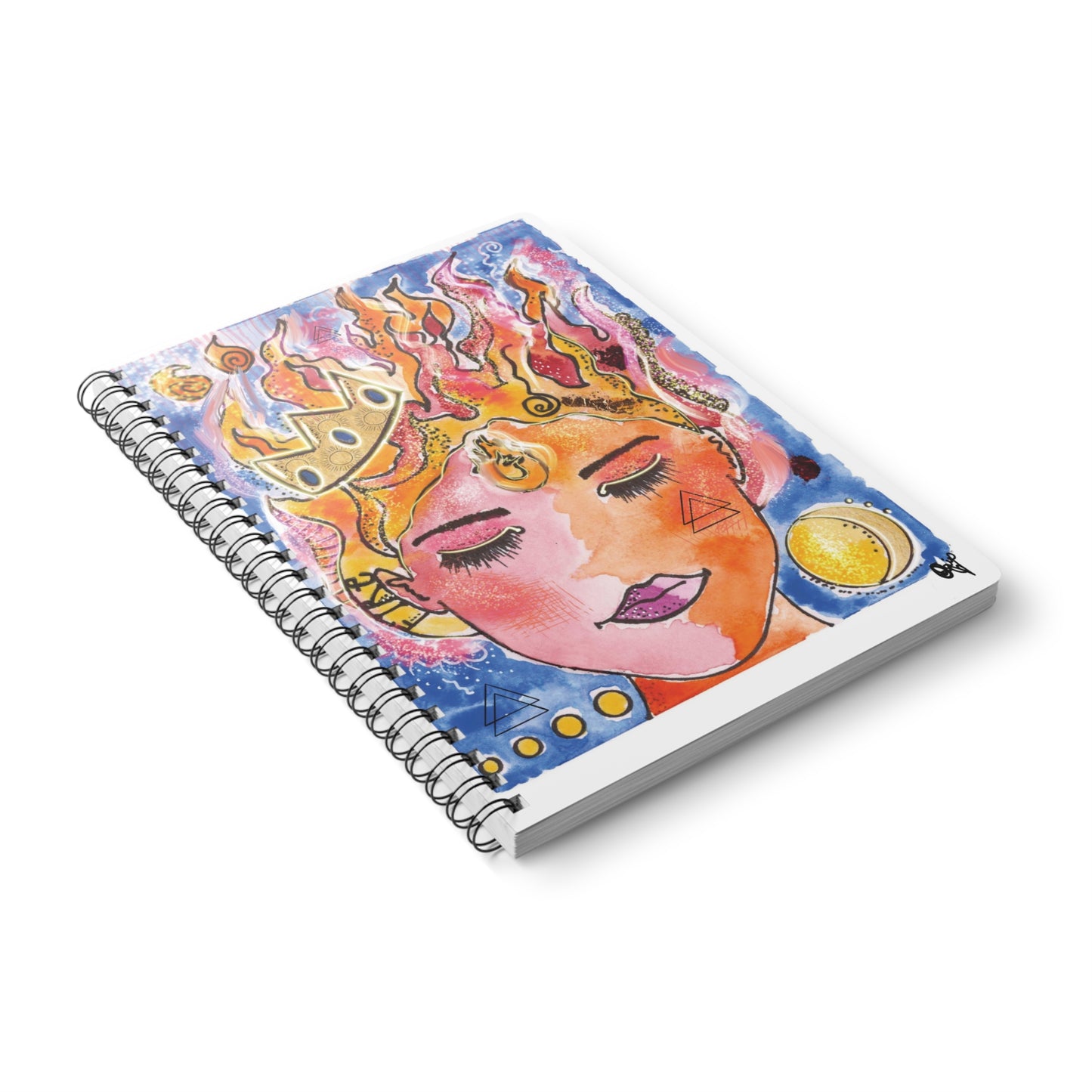 Fire - Wirobound Softcover Notebook, A5