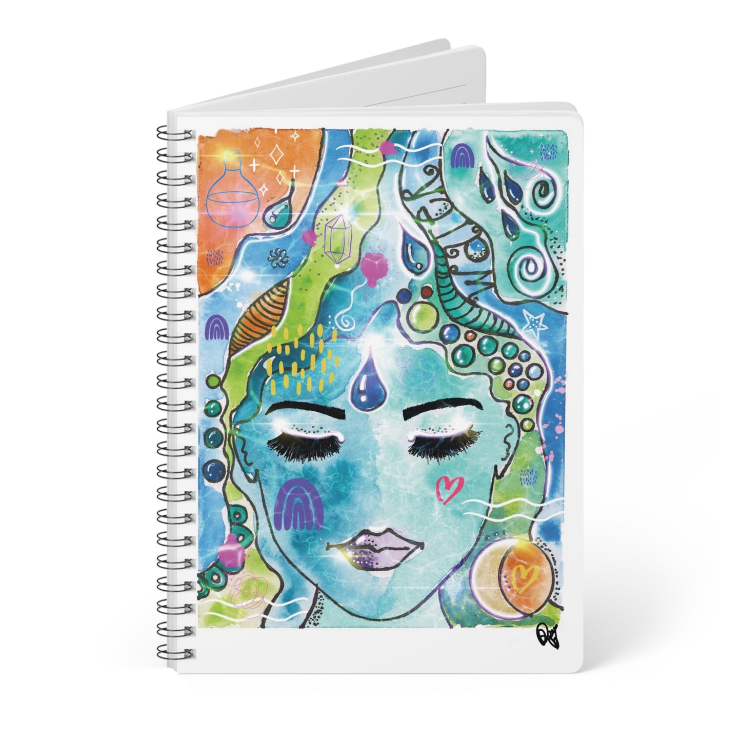Water - Wirobound Softcover Notebook, A5