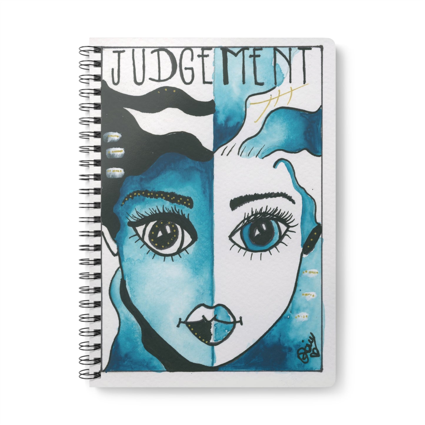 Judgement - Wirobound Softcover Notebook, A5