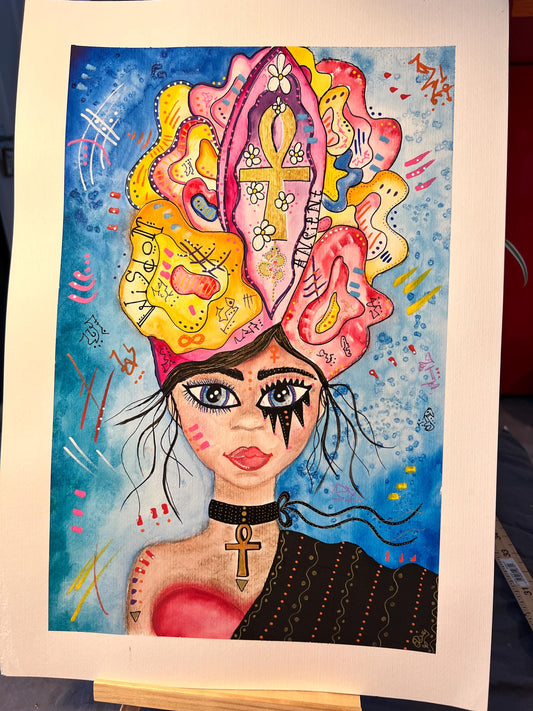 ANCIENT WISDOM - ORIGINAL Painting | by Joules Rain Art