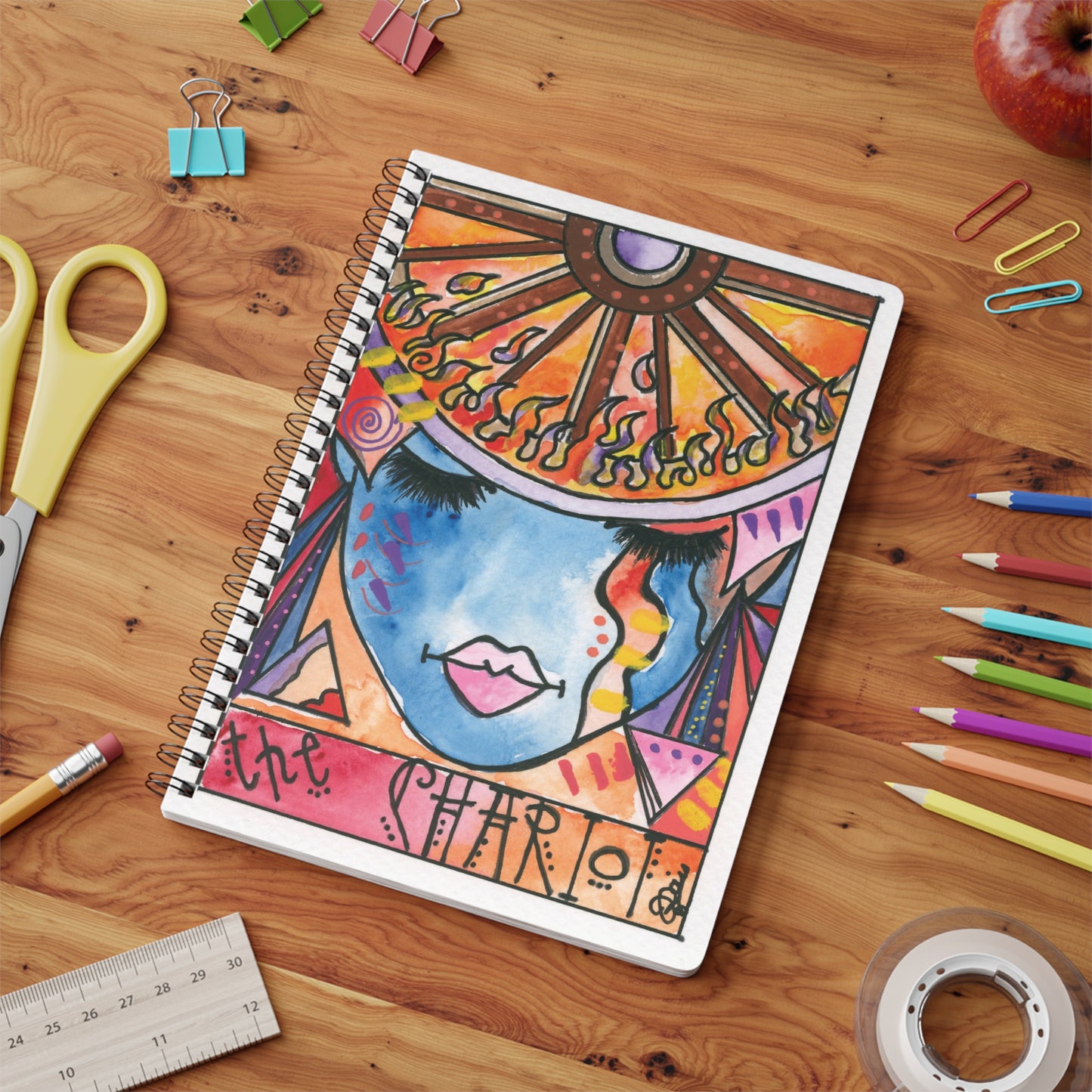 Chariot - Wirobound Softcover Notebook, A5