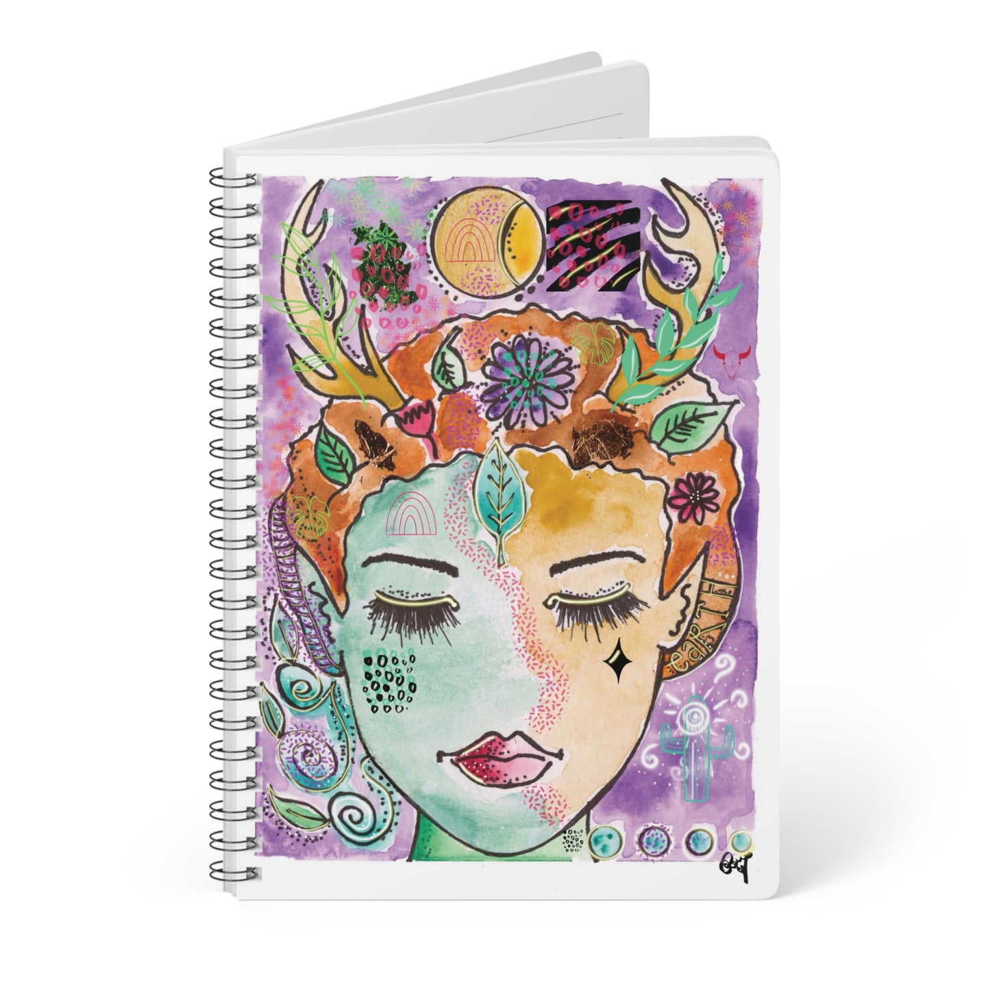 Earth - Wirobound Softcover Notebook, A5