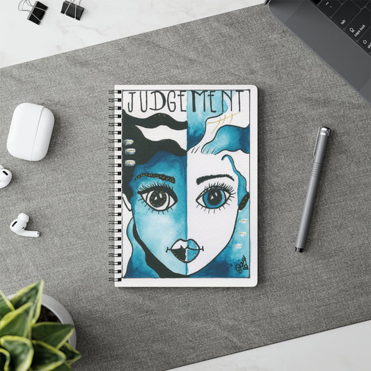 Judgement - Wirobound Softcover Notebook, A5