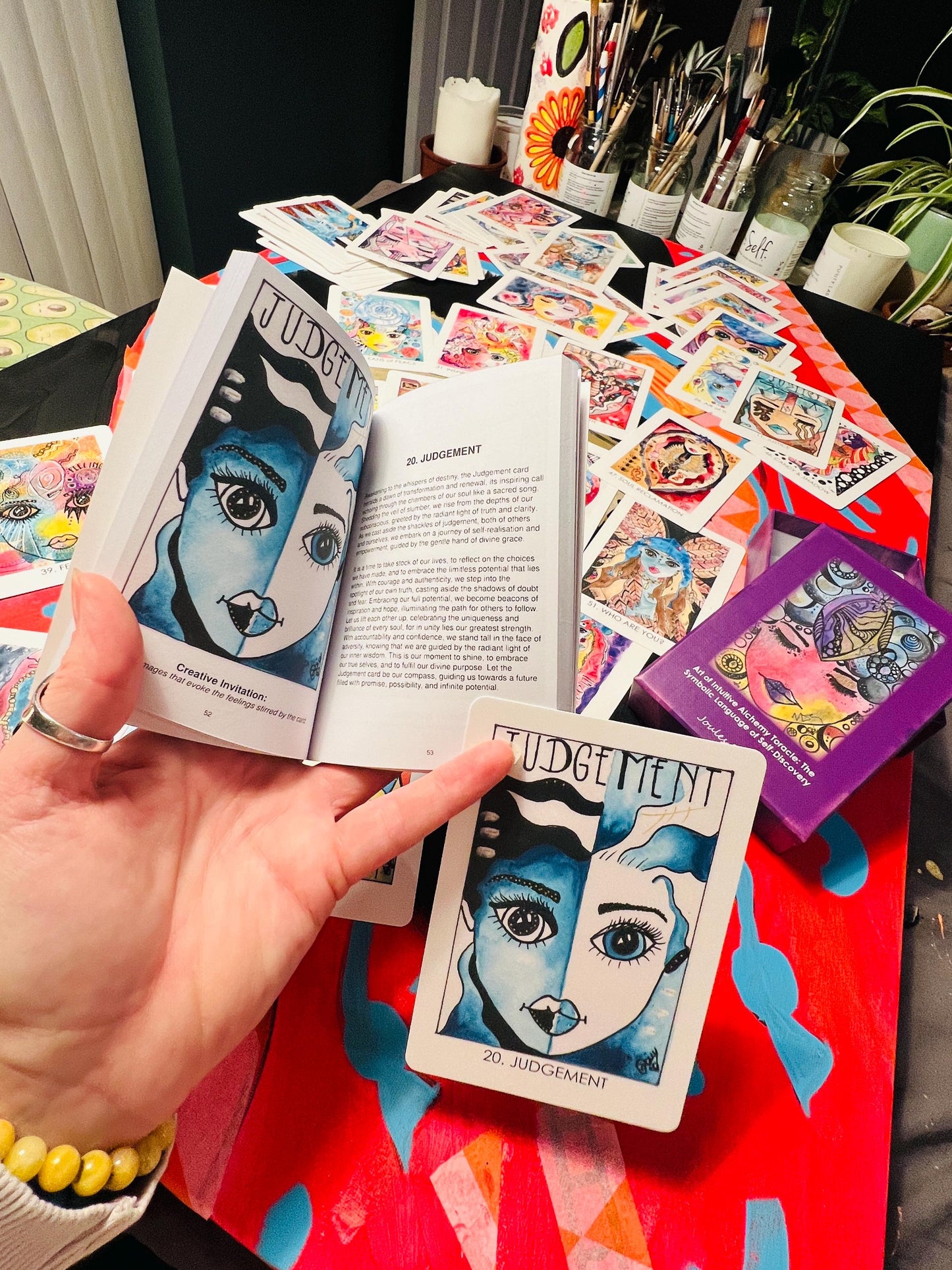 Art of Intuitive Alchemy Toracle Deck | Tarot and Oracle | Intuitive Divination Tool | Guidebook and Box | Tarot Deck | Oracle Deck | Tarot