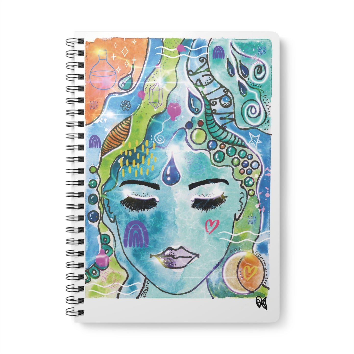 Water - Wirobound Softcover Notebook, A5