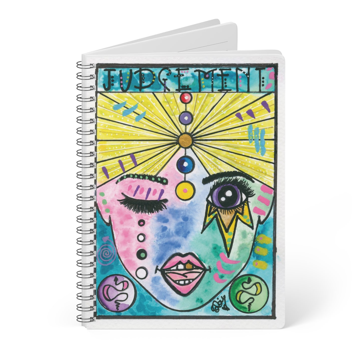 Judgement Day - Wirobound Softcover Notebook, A5