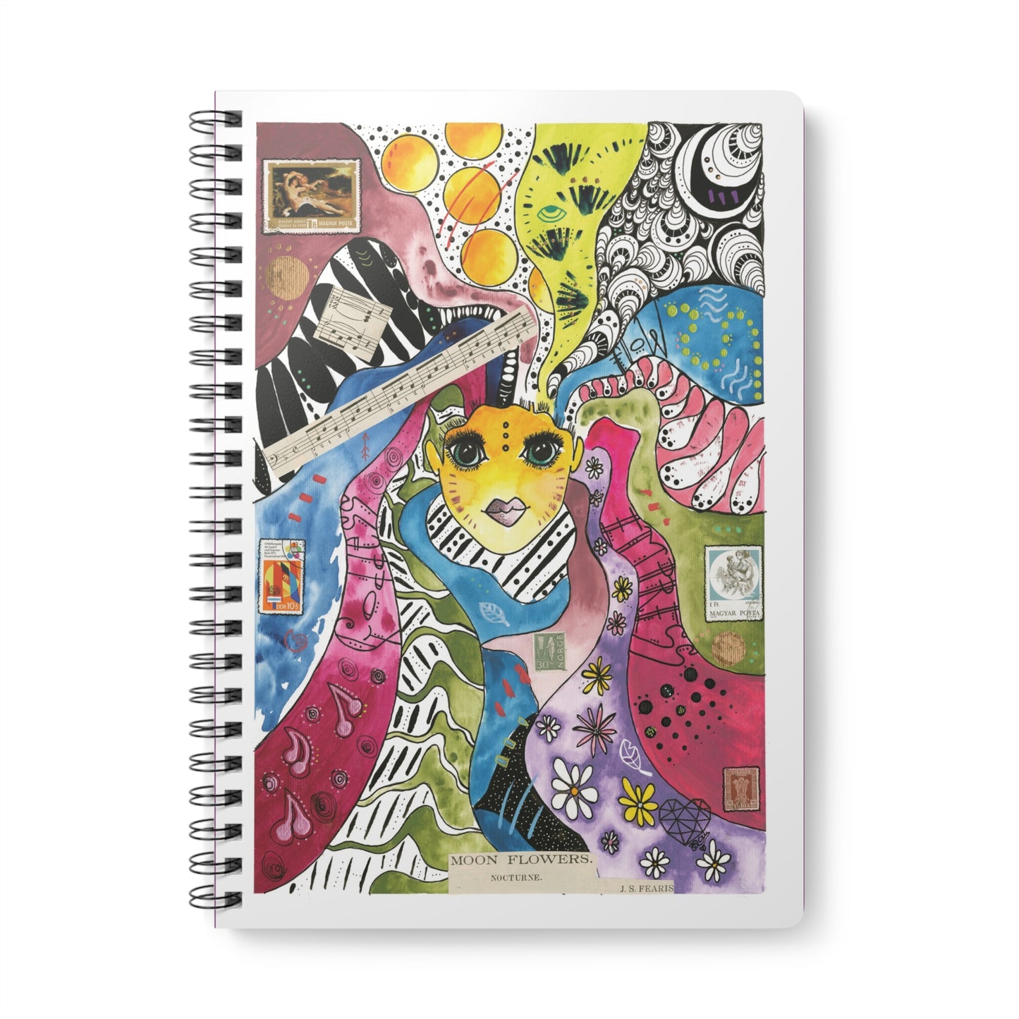 Moonflowers — A5 Softcover Journal