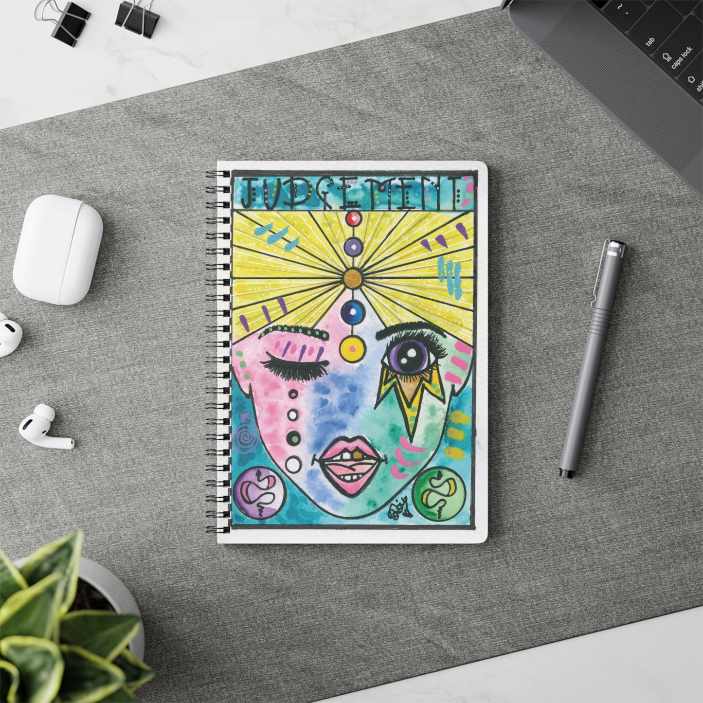 Judgement Day - Wirobound Softcover Notebook, A5