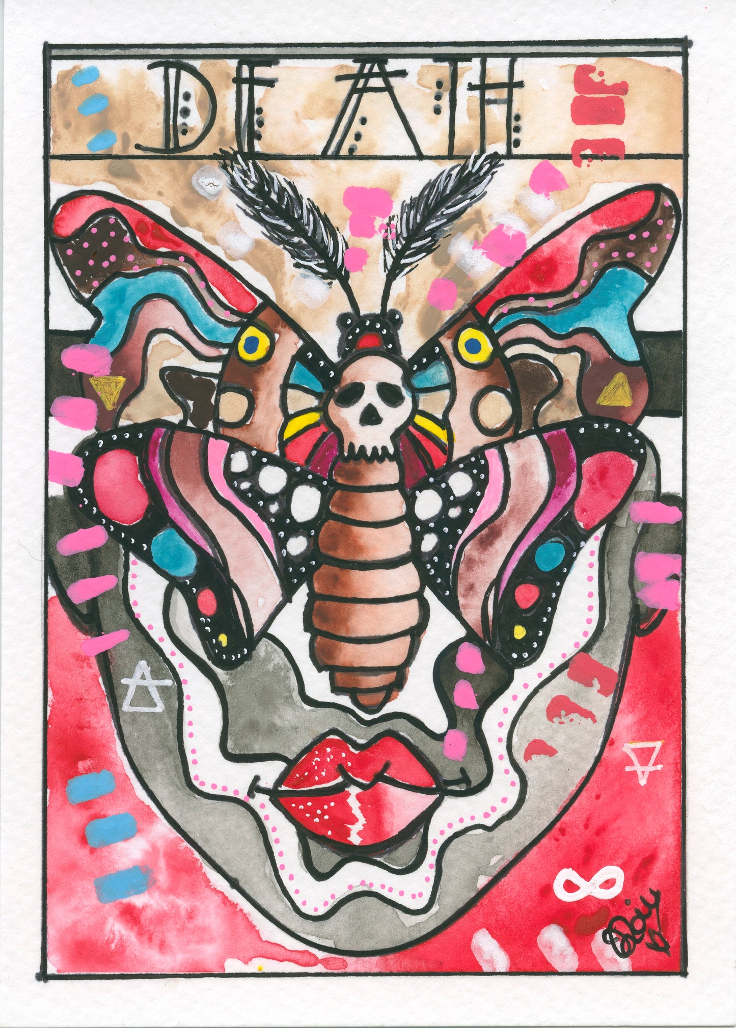 Scorpio – Death – Core (Greeting Card)