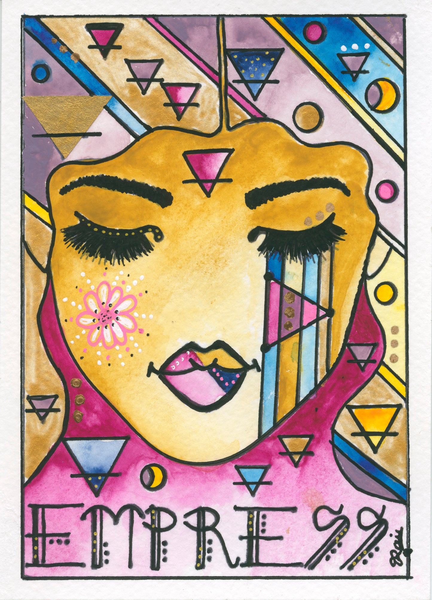 Libra – Empress – Transformation (Greeting Card)