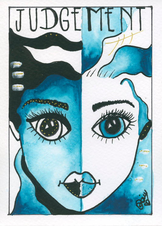 Judgement – Greeting Card