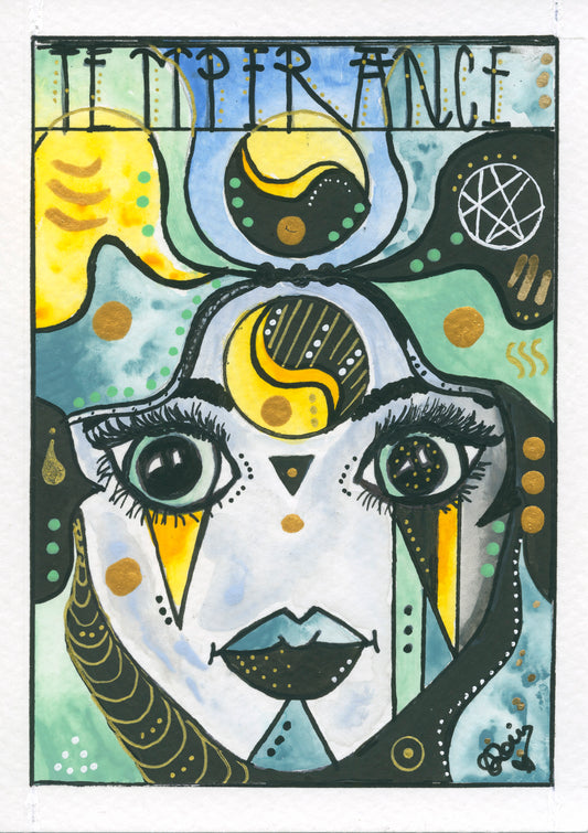 Sagittarius – Temperance – Core (Greeting Card)