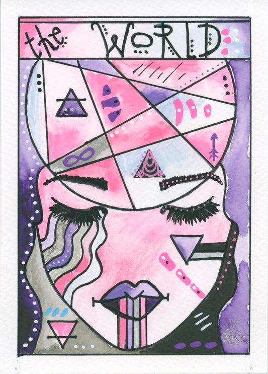 Aquarius – World – Transformation (Greeting Card)