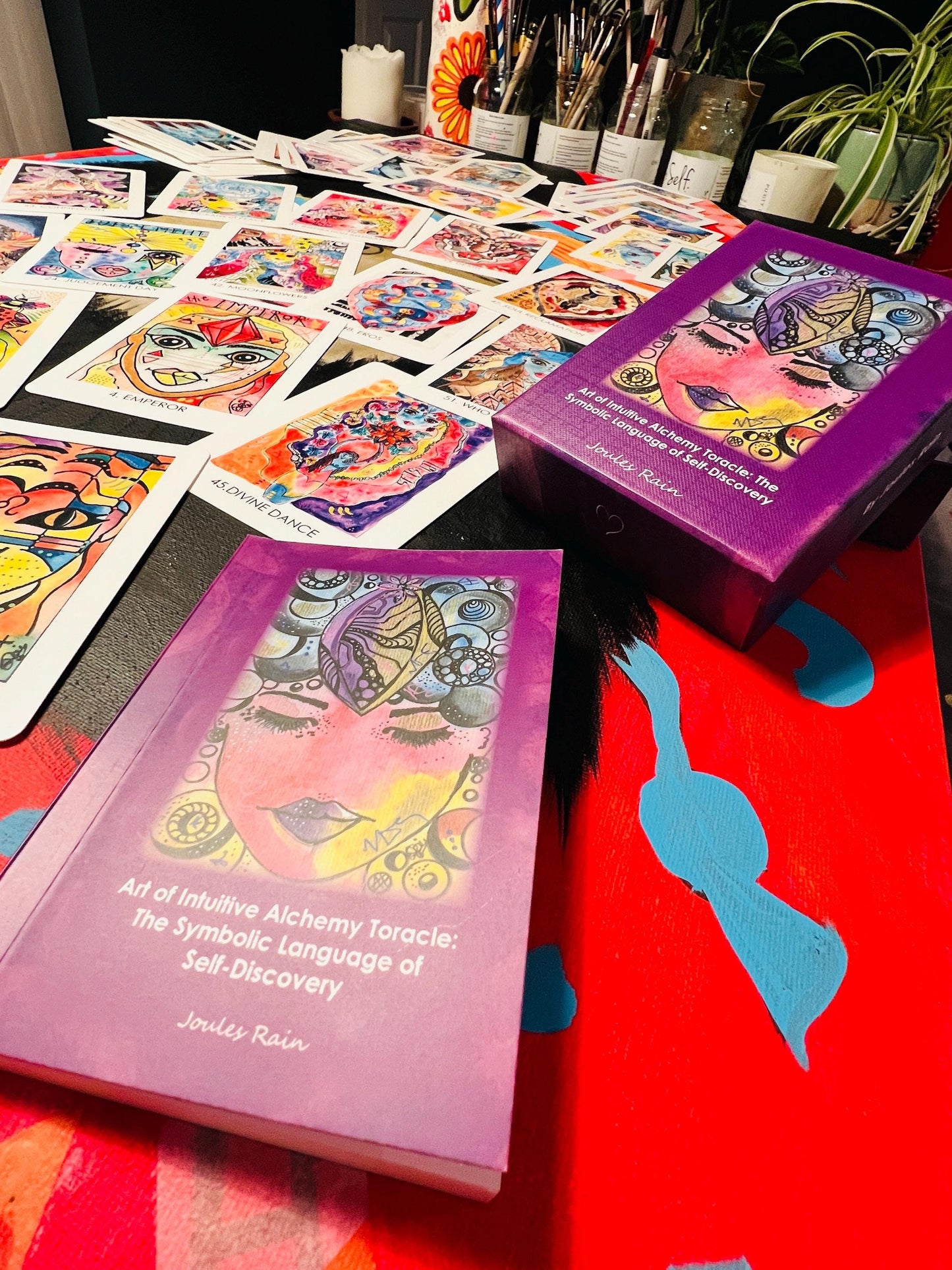 Art of Intuitive Alchemy Toracle Deck | Tarot and Oracle | Intuitive Divination Tool | Guidebook and Box | Tarot Deck | Oracle Deck | Tarot